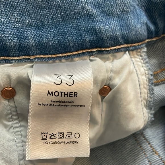 NWT Mother The Rambler Zip Ankle Going Dutch Wash Size 33 - Picture 11 of 13